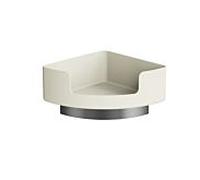Hewi 802 Étagère d'angle LifeSystem 802.03B22099 longueur des côtés 210 mm, avec support mural, mat, blanc pur