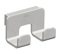 Hewi 805 crochet double 805.90.120 60 mm, acier inoxydable satiné