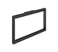 Hewi Anneau porte-serviettes système 900 900.09.00260DC acier inoxydable peint par poudrage noir mat profond, fermé