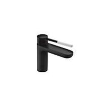 Hewi AQ mitigeur lavabo AQ1.12M10260ET Poignée blanc signal, rond, saillie 159mm, noir mat