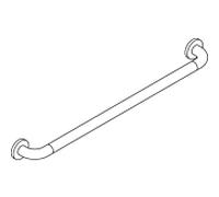 HEWI Badetuchhalter Serie 477 4773031099 800 mm, blanc pur