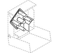 Hewi Carrousel de conversion System 900 900.21.E01 du grand support de rouleau au support de rouleau quadruple