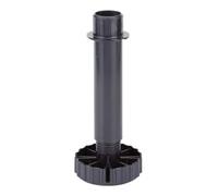 HEWI Hettich Pied réglable noir mat 070151 80 mm plage 74-110 mm Quantité:1