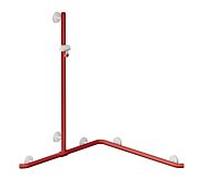 Hewi main courante de System 800 K match0 950.35.3209133 1250mm, support de douche, supports et rosaces rubinrot , rubinrot