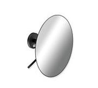 miroir cosmétique Hewi 950.01.23001 d= 220mm, triple, revêtement noir mat