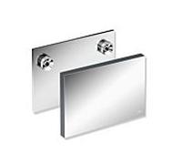 Hewi system 900 plaque de montage 900.51.0034092 plaque en acier inoxydable chromé, Rahmen anthracite, avec couvercle