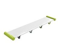 Hewi plateau 800.03.40374 avec Haken , 4 espaces, vert pomme