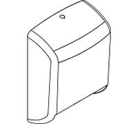 Hewi Réservoirs 477.06.E02 pour distributeurs d' Réservoirs mains, 310 x 429 x 160 mm