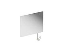 Hewi S 801 miroir inclinable 801.01B10097 600x540x6mm, avec renvoi de câble, mat, gris clair