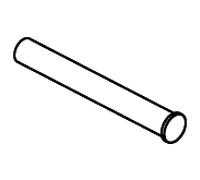 Hewi System 162 porte-papier de rechange 162.21.30060DC revêtement par poudre, noir mat profond