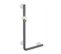 Hewi System 800 K Hewi 950.33.2209995 1250mm, support de douche, supports et rosaces blanc pur, gris roche