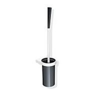 Hewi System 800 K set de brosses de toilettes 800.20.2009195 Behälter plastique, Halter et manche de brosse blanc de sécurité, gris roche