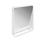 Hewi System 800 miroir inclinable 800.01.10160DX revêtement par poudre, blanc mat profond, 580x680 mm