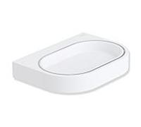 Hewi System 800 porte-savon 800.02.11060AS Halter et tasse blanc mat, plastique, avec Halter