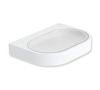Hewi System 800 porte-savon 800.02.11065DX blanc mat, verre, avec Halter