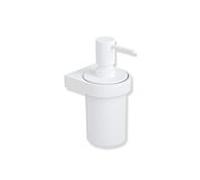 Hewi System 800 Seifenspender 800.06.11060AS Halter et coupe blanc mat, avec Halter