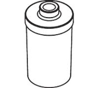 Hewi System 815 bouteille en verre 815.06.E01 pour Seifenspender
