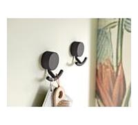 Hewi System 815 porte-papier hygiénique 815.21.20060DC 140x120x22mm, avec Halter et couvercle, noir mat