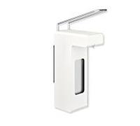 Hewi System 900 désinfectant et Seifenspender 900.06.00260DX acier inoxydable thermolaqué blanc deep matt, 92.5x388x207mm
