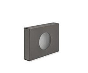 Hewi System 900 distributeur de sachets hygiéniques 900.06.01160SC en acier inoxydable, revêtement par poudre, gris foncé, mica nacré mat profond, montage mural
