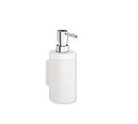 Hewi System 900 Seifenspender match2 blanc matt, avec Halter , revêtement par poudre