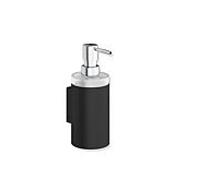Hewi System 900 Distributeur de savon/désinfectant avec support 900.06.00060 DC verre/acier inoxydable thermolaqué, noir mat