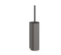 Hewi System 900 ensemble de brosse de toilette 900.20.00160SC acier inoxydable revêtu par poudre gris foncé perle mica mat profond, avec couvercle