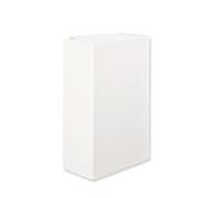 Hewi Poubelle système 900 900.05.00060DX acier inoxydable peint par poudrage blanc deep matt, suspendu