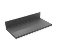 Hewi System 900 Q étagère 900Q03.00060SC revêtement en poudre gris foncé perle mica mat profond, en métal, 200x40x98mm
