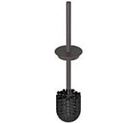 Hewi System 900 WC brush 900.20.02060DC acier inoxydable peint par poudrage noir mat profond, avec couvercle