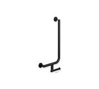 Hewi système 900 900.22.11360DC 600 x 300 mm, acier inoxydable peint par poudrage noir mat profond, gauche