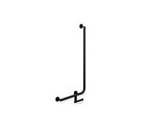 Hewi système 900 900.22.11660DC 1000 x 500 mm, acier inoxydable peint par poudrage noir mat profond, gauche
