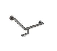 Hewi système 900 900.22.30260SC 620 x 283 mm, acier inoxydable peint par poudrage gris foncé perle mica profond mat, droite