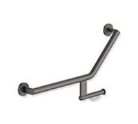 Hewi système 900 900.22.30360SC 620 x 283 mm, acier inoxydable peint par poudrage gris foncé perle mica profond mat, gauche