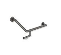 Hewi système 900 900.22.33260SC 620 x 283 mm, acier inoxydable peint par poudrage, mica perle gris foncé, mat profond, droite