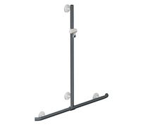 Hewi Universal Barre de douche, avec poignée de maintien, 950.35.41091 92,