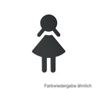 Hewi Universal Plaque de porte de toilettes, WC femmes, 801.91.020 90,