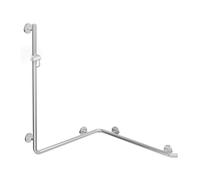 Hewi Main courante de douche Warm Touch 950.35.21051 blanc de sécurité, 1100 x 762 x 762 mm, avec barre de douche