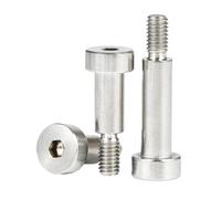 Hex Socket Shoulder Bolts 304 Stainless Steel Roller Bearing Screw M2 .5 M3 M4 M5 M6 M8 M10 Plug Head Cap Screws(80mm,D10xM8-2pcs)
