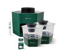 HEXATRAP BY FAVEX - Pack Double Action Anti-Moustiques - Piège Extérieur + 2 Anti-Ponte pour Réduction Durable des Moustiques au Jardin, Sans Insecticide