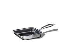 HexClad Poêle à œufs japonaise antiadhésive hybride Tamagoyaki, poignée qui reste froide, passe au lave-vaisselle et au four, compatible avec toutes les plaques de cuisson