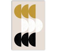 Hexoa Affiche Art geometrique Sphère en Miroir - Made in France - Affiche Seule 30x45