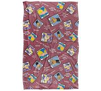 Hey Arnold Yearbook Pattern Plaid Ultra Doux au Toucher Soyeux - 91 x 147 cm