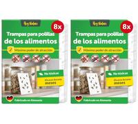 Hey Nature Pièges Anti-Mites Alimentaires, 8 Pièces, sans Insecticide (Lot de 2)