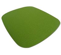 Hey Sign Eames Plastic Armchair Coussin de Chaise, Laine Vierge, 30 Feuilles Vert mai, 37x35x0,5 cm