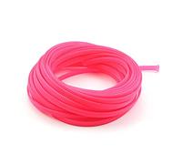 Heyiarbeit Gaine de câble extensible en PET flexible en maille tressée Rose 6 mm 10 m