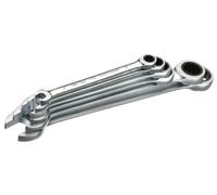 Heytec 50720600080 K 50720 Clé mixte à cliquet, Argent, Set de 6 Pièces
