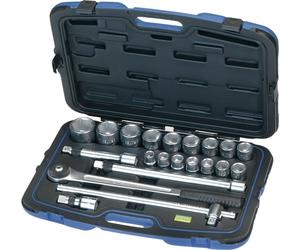 Heytec jeu de clés à douille 21 pces 3/4″ SW 19-50 mm nombre de dents 72 6-pans - 50810131080