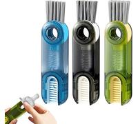 Heyumybit 3 Pièces Brosse de Nettoyage Multifonctionnelle 3 en 1,Outils de Nettoyage pour Bouteille Isolante,Outils de Nettoyage des Fentes pour Tasse
