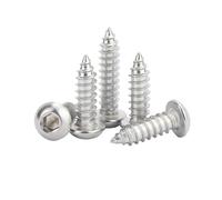 HF Mont Lot de 3/50 vis autotaraudeuses à tête cylindrique à six pans creux en acier inoxydable 304 M2 M2.3 M2.6 M3.5 M4 à M8 for meubles et bois(20mm,10pcs M5)